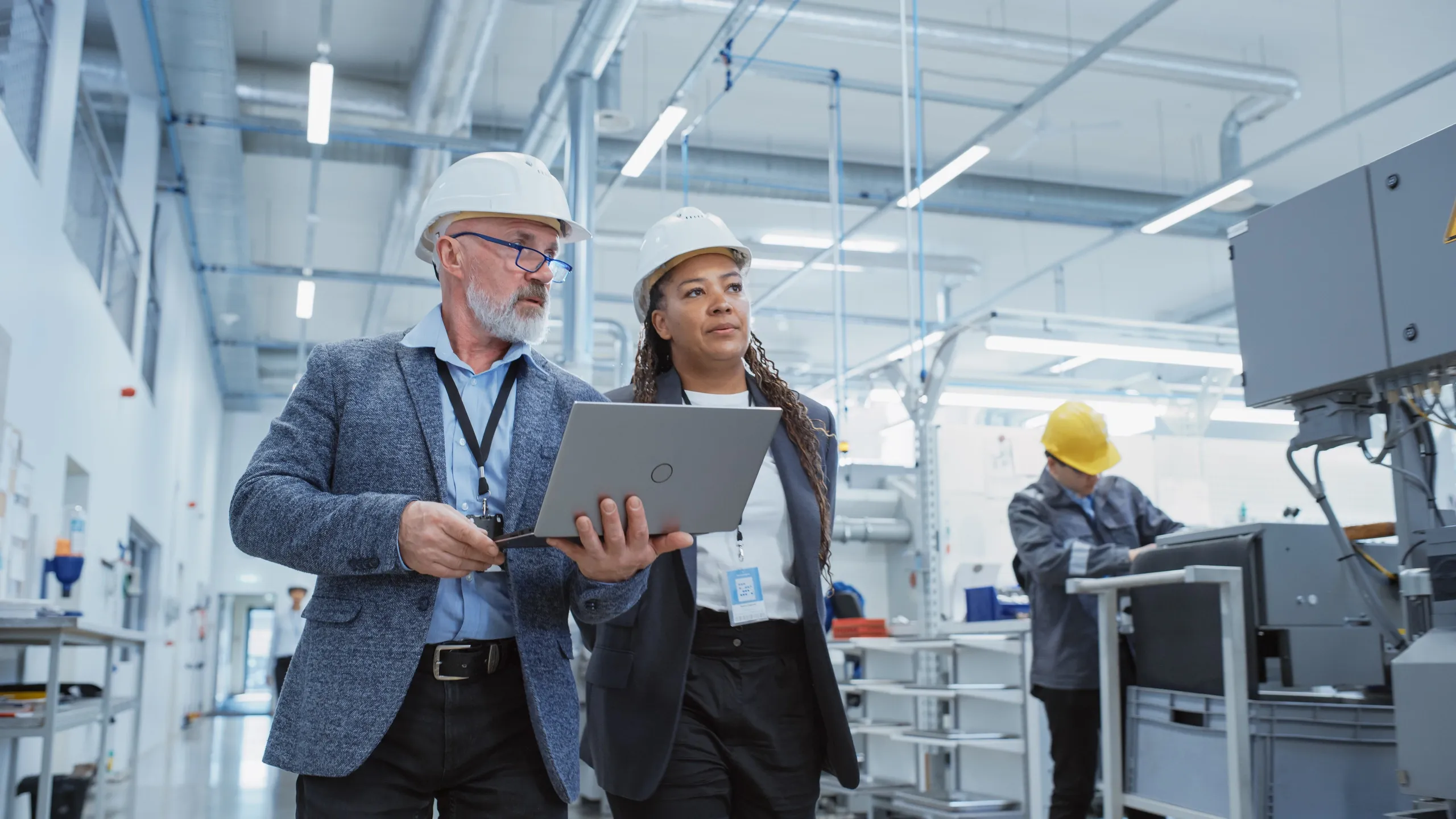 BOFFOTEC team reviewing facility infrastructure